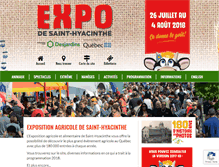 Tablet Screenshot of expo-agricole.com